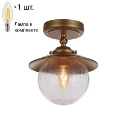 Потолочный светильник с лампочкой Favourite Farola 2027-1U+Lamps E14 Свеча