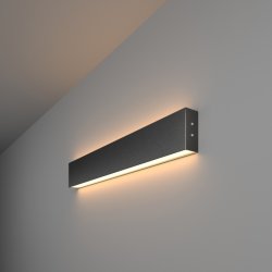 Линейный накладной светильник Elektrostandard 53см 20W 3000K черная шагрень 101-100-40-53 (a042923)