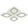 Светодиодная диммируемая люстра с ПДУ Profit Light 8082/4 WHT 101W+7W RGB