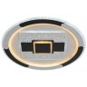 Потолочный диммируемый светильник с пультом ДУ Profit Light 7014 WHT+BLK 128W