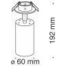 Встраиваемый поворотный светильник Maytoni Focus C018CL-01MG