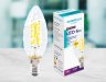 Филаментная светодиодная лампа E14 6W 6400K (холодный) C35 Filament Ambrella light (202126)