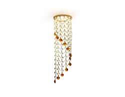 Встраиваемый светильник Ambrella light Crystal K3440 CL/BR/G