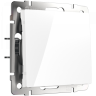 Перекрестный переключатель одноклавишный (белый) Werkel W1113001