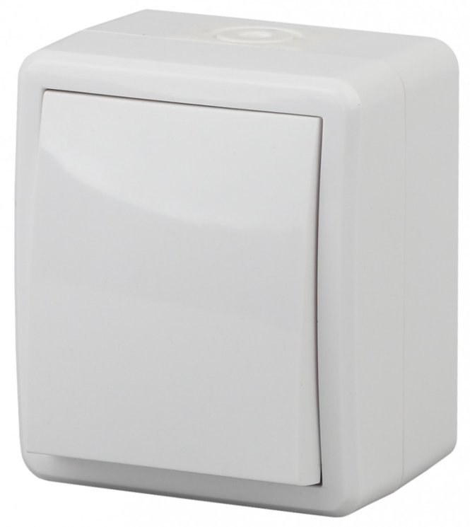 Переключатель одноклавишный ЭРА Эксперт 10AX 250V IP54 11-1403-01 Б0020673