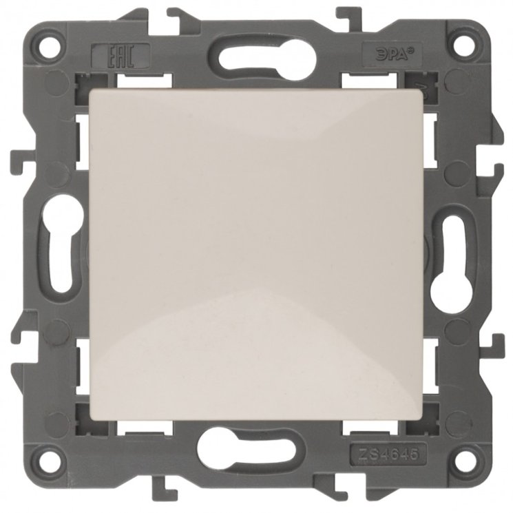 Переключатель одноклавишный ЭРА Elegance 10AX 250V 14-1103-02 Б0034223