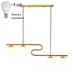 Подвесной светильник с лампочками F-Promo Collana 4037-4P+Lamps E14 P45