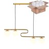 Подвесной светильник с лампочками F-Promo Collana 4037-4P+Lamps E14 P45