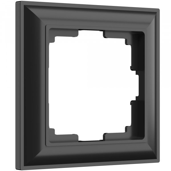 Рамка на 1 пост (черный матовый) Werkel W0012208
