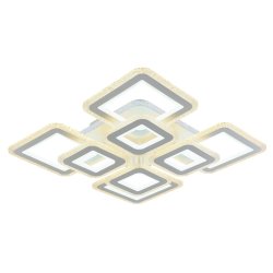 Светодиодная диммируемая люстра с ПДУ Profit Light 8085/4+4 WHT 337W+10W RGB