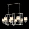Подвесная люстра Crystal Lux с поддержкой Маруся NICOLAS SP8 L1000 GOLD/WHITE-М