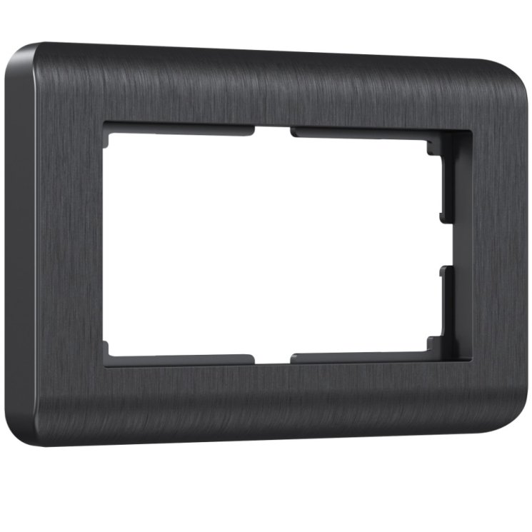 Рамка для двойной розетки (графит) Werkel W0082104