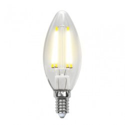 Филаментная светодиодная лампа E14 6W 3000K (теплый) Air Uniel LED-C35-6W-WW-E14-CL GLA01TR (UL-00002196)