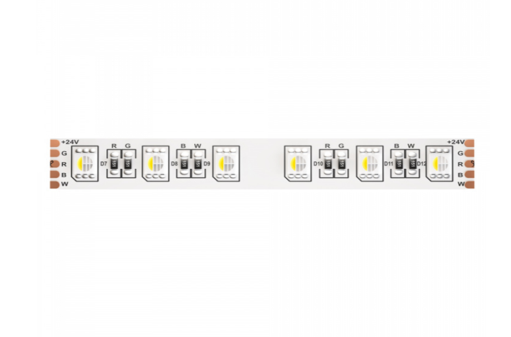 5м. Светодиодная лента белого цвета 4000К, 19,2W, 24V, 60LED, IP20 Led strip Maytoni 10180