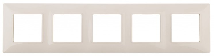Рамка 5-постовая ЭРА Elegance 14-5005-02 Б0034406