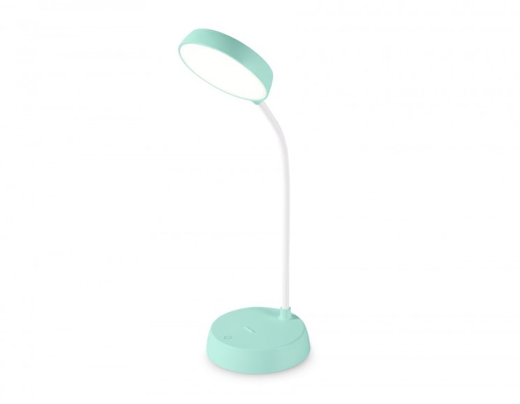 Настольная лампа с аккумуляторной батареей, и USB-проводом Desk Ambrella light DE612