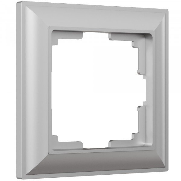 Рамка на 1 пост (серебряный) Werkel W0012206