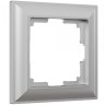 Рамка на 1 пост (серебряный) Werkel W0012206