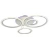 Светодиодная диммируемая люстра с ПДУ Profit Light 8086/4 WHT 104W+8W RGB
