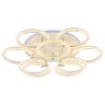 Светодиодная диммируемая люстра с ПДУ Profit Light 8024/6+3 WHT 162W+10W RGB