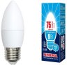 Светодиодная лампа E27 9W 4000K (белый) Norma Volpe LED-C37-9W/NW/E27/FR/NR (UL-00003806)