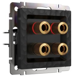 Акустическая розетка (черный) Hammer Werkel W1285008