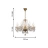 Люстра с лампочками Favourite Monreal 1735-8P+Lamps