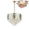 Подвесная люстра с лампочками Favourite Dolor 2982-9P+Lamps E14 Свеча