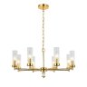 Подвесная люстра с лампочками Favourite Aesthetic 2673-8P+Lamps E14 Свеча