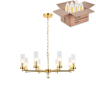 Подвесная люстра с лампочками Favourite Aesthetic 2673-8P+Lamps E14 Свеча