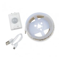 Светодиодная влагозащищенная лента (UL-00004450) Uniel 2,4W/m 30LED/m белый 1М ULS-R21-2,4W/4000K/1,0M/RECH SENSOR Smart Light