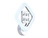 Настенный светодиодный светильник Ambrella light Ice FA285