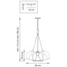 Подвесная люстра Sferico Lightstar 729031