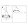 Подвесная люстра ST Luce Ancona SL1227.303.12
