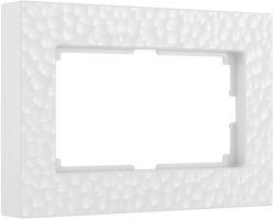 Рамка для двойной розетки (белый) Hammer Werkel W0082401