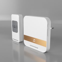 Звонок беспроводной IP44 Elektrostandard DBQ24M WL 52M IP44 Белый (a047173)