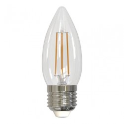 Диммируемая светодиодная лампа E27 9W 3000K (теплый) Air Uniel LED-C35-9W-3000K-E27-CL-DIM GLA01TR (UL-00005187)