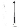 Подвесной светильник  с лампочкой Favourite Aenigma 2556-1P+Lamps Gu10