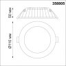 Накладной светодиодный светильник Novotech Gesso 358805
