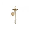Бра Crystal Lux с лампочкой Miracle AP1 Bronze+Lamps E14 Свеча