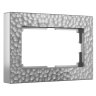 Рамка для двойной розетки (серебряный) Hammer Werkel W0082406