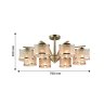 Потолочная люстра F-Promo Bonbon с лампочками 2488-8P+Lamps E14 P45