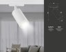Однофазный светильник для трека Ambrella light Track System GL5200