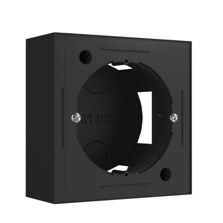 Коробка для накладного монтажа (черный) Werkel W8000008