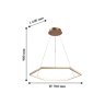 Подвесная светодиодная люстра Favourite Hexagon с поддержкой Маруся 2103-6P-М