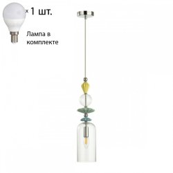 Подвесной светильник Odeon Light Bizet с лампочкой 4893/1+Lamps E14 P45