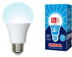 Светодиодная лампа E27 13W 4000K (белый) Norma Volpe LED-A60-13W/NW/E27/FR/NR (UL-00004023)