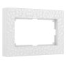 Рамка для двойной розетки (белый) Hammer Werkel W0082401