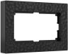 Рамка для двойной розетки (черный) Hammer Werkel W0082408