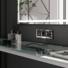 Выключатель двухклавишный сенсорный с подсветкой (черный) Werkel W4520008